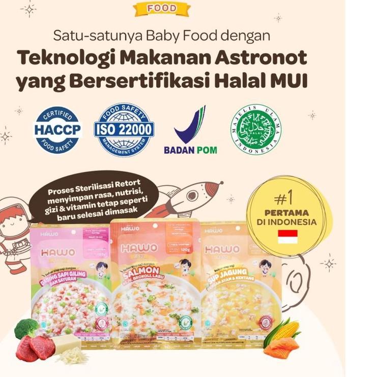 

Terlaris Today Hawo Bubur Siap Saji Sup Jagung 120gr murah
