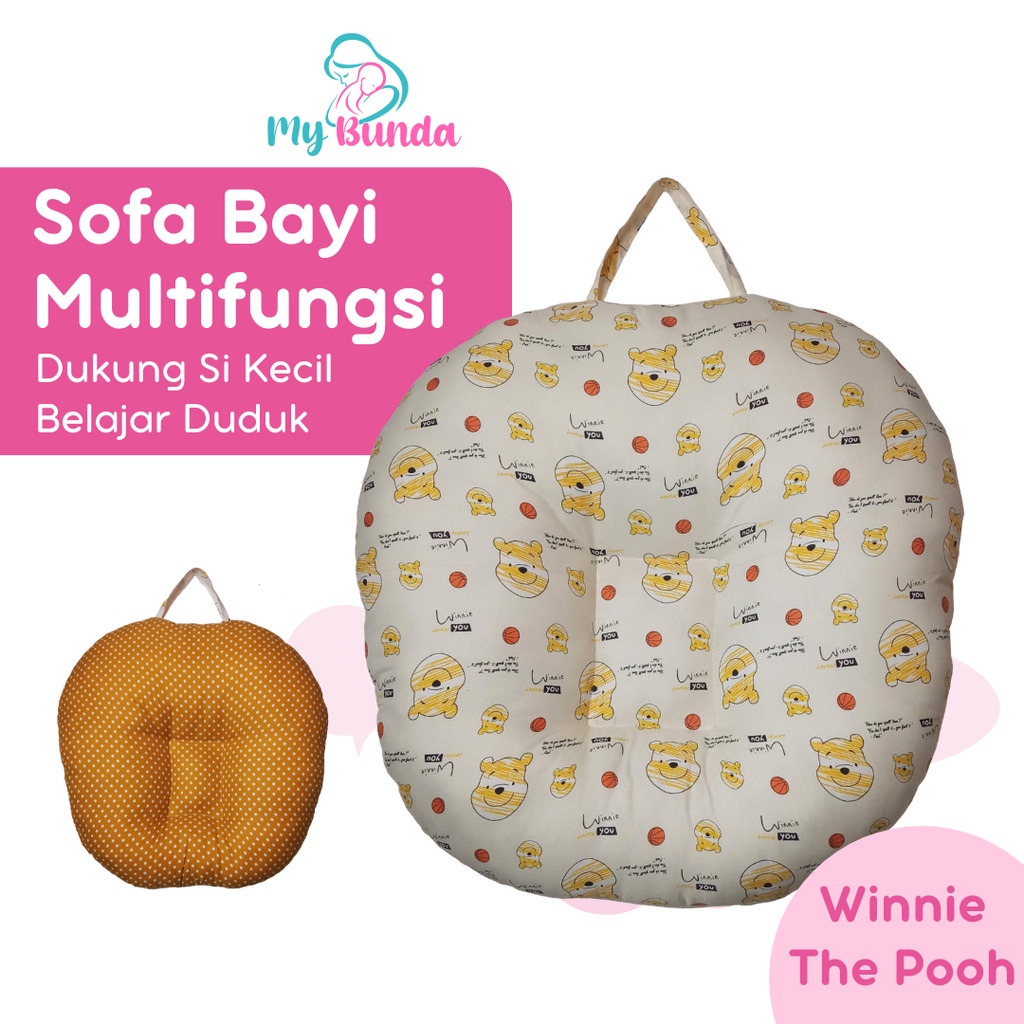 Sopa Bayi Bantal Sofa Bayi Multifungsi Sofa Baby Newborn untuk Sofa Duduk Bayi Jenis Sofa Bayi Jumbo Kasur Sofa Bayi New Born Kursi Sofa Bayi Belajar Duduk Cocok untuk Kado Lahiran - Motif SF16