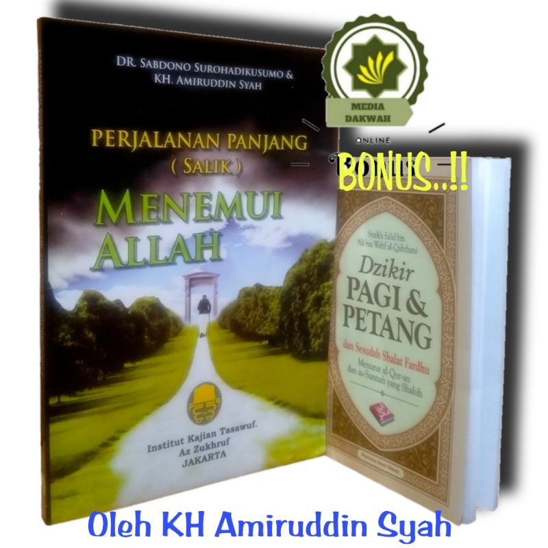 Buku PERJALANAN PANJANG + BONUS Dzikir Pagi Petang (SALIK) Menemui Allah Seri Kajian Tasawuf Modern 