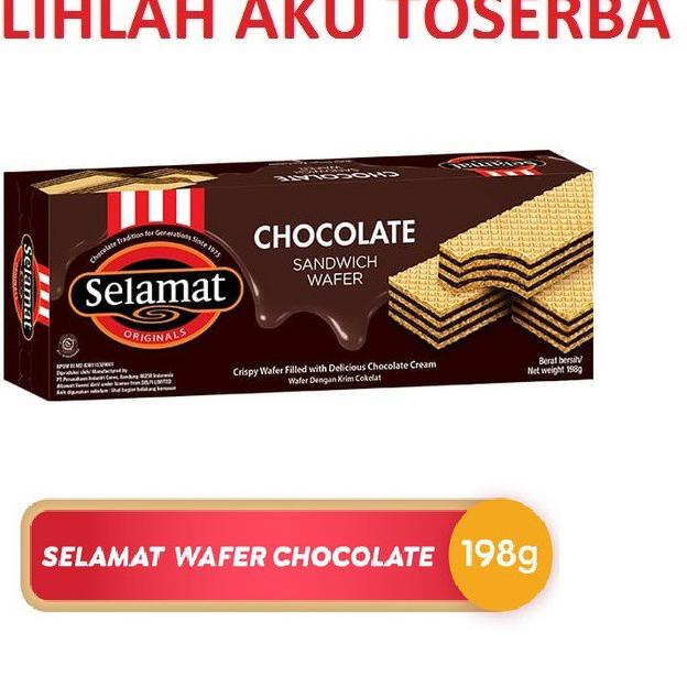 

Trxd2D7p--Selamat Wafer CHOCOLATE / COKLAT 198 g - (HARGA SATUAN)