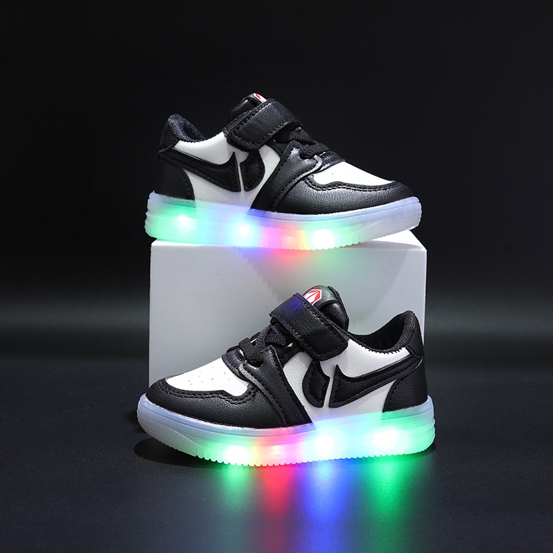 [Tokobig] Jeje LED Sepatu Anak Sport Sneaker Anak Ukuran 21-30 Usia 1-5 Tahun