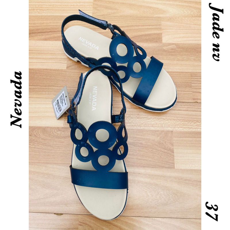 PROMO SANDAL JADE Navy Coklat