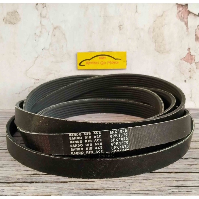 BANDO VAN BELT 6PK 1870 RIB BELT TALI KIPAS 6PK-1870 FAN BELT ALUR