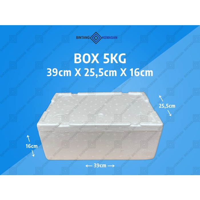 

Promo Box Styrofoam 5Kg 39 X 25,5 X 16Cm - Box Foam Gilaa!!!