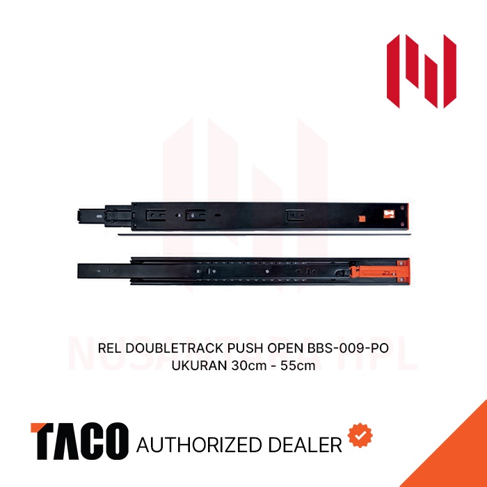 Premium (Mount) TACO Rel Laci Double Track Push Open 30 - 55 cm