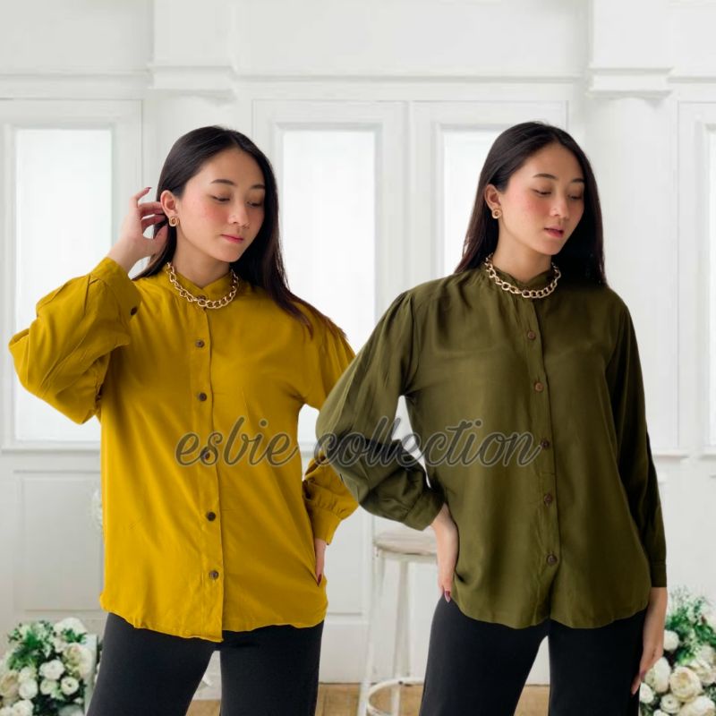 KEMEJA FORMAL / BLOUSE WANITA CASUAL POLOS