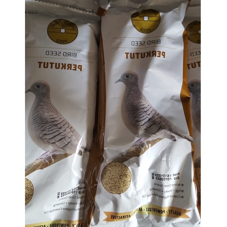 GOLD KOIN BIRD SEED 450 GR PAKAN BURUNG PERKUTUT