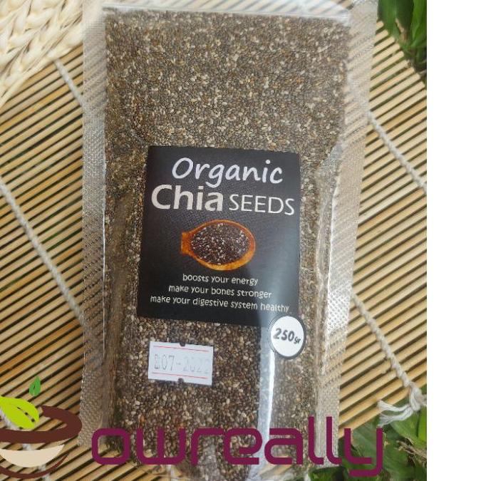 

FREE ONGKIR!Chia seed 250 gram ( chia seed organik)|SQ5