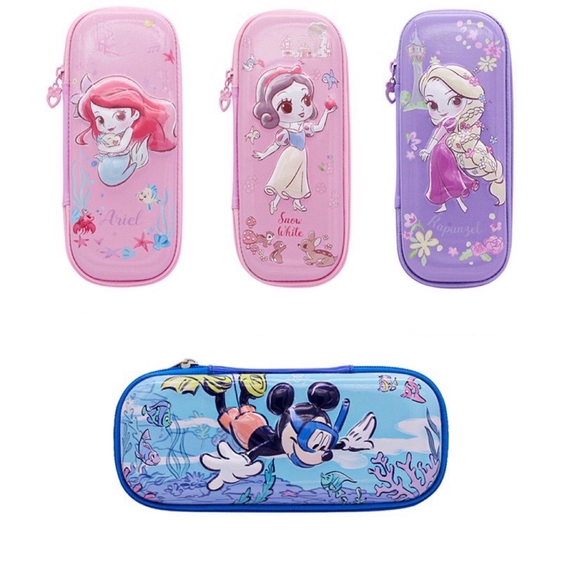 disney 3d eva material hard case pencil box kotak tempat pensil Disney