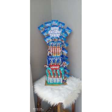 

snack tower biru