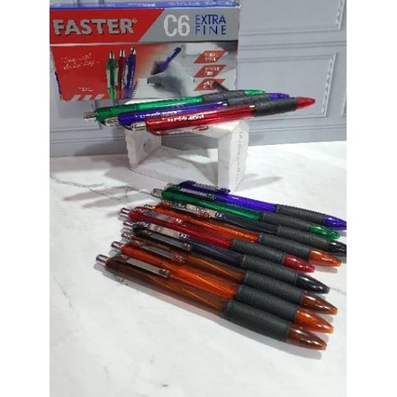 

Kekinian - Pen Faster C6 cetek 1box = 12pcs/faster/C6/bolpen faster ,,