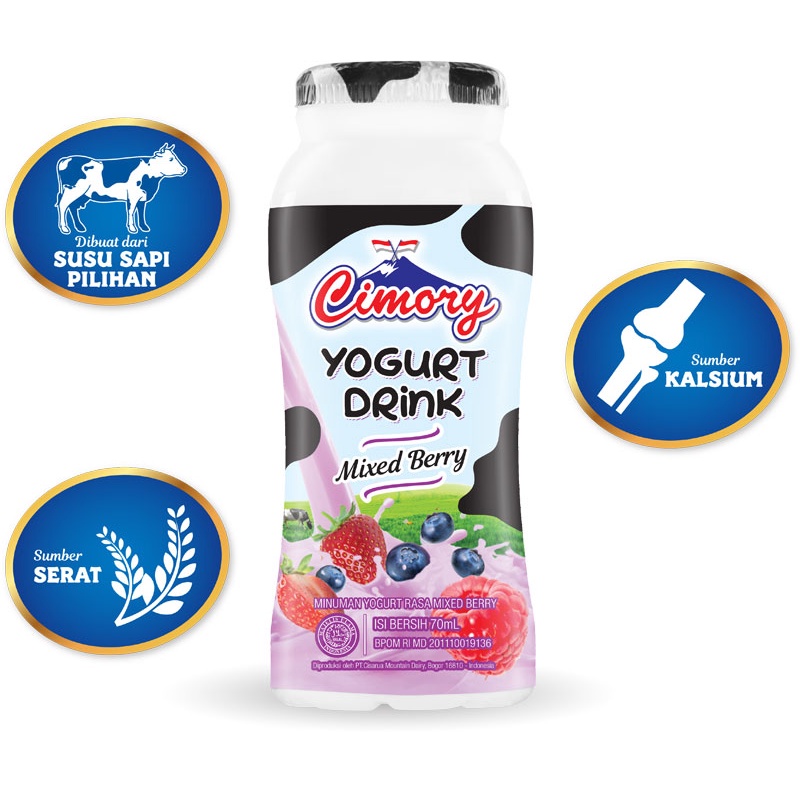 

CIMORY YOGURT DRINK Tayo & Banded 70ml isi 5 pcs