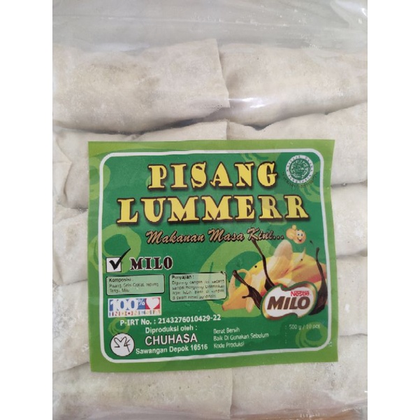 

Pisang Lumer Milo