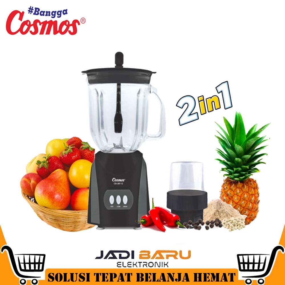 (READY COD) Blender Cosmos CB-281 G / CB281G / CB-281G / CB281P / CB-281P / CB-281 P - Blender 2 L