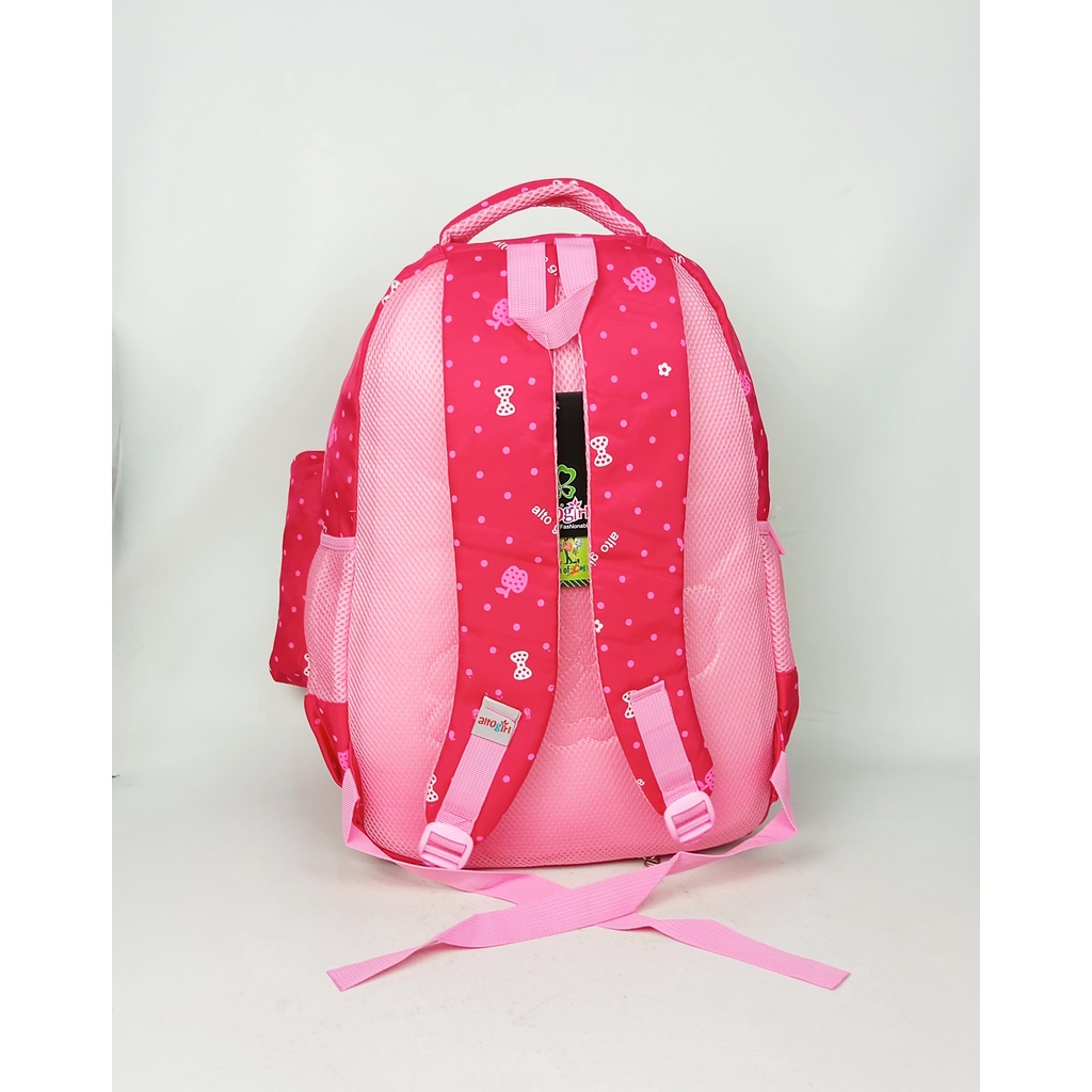 TAS ANAK REMAJA CEWEK ALTO GIRL ORIGINAL TAS RANSEL ANAK SEKOLAH FREE KOTAK PENSIL RAINCOVER