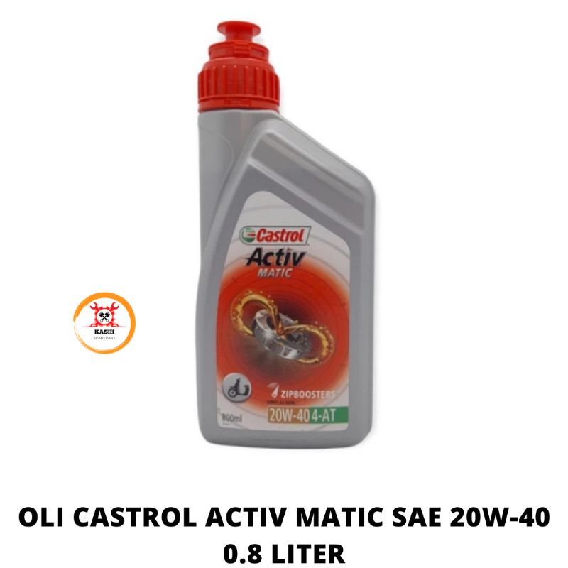 Oli Castrol Activ Matic SAE 20W-40 0.8 LITER