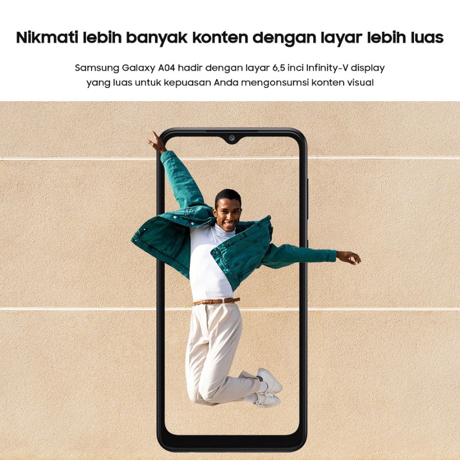 Samsung Galaxy A04 4GB+64GB - 3GB+32GB Garansi Resmi Sein Samsung A04 4 GB 64 GB 3 GB 32 GB