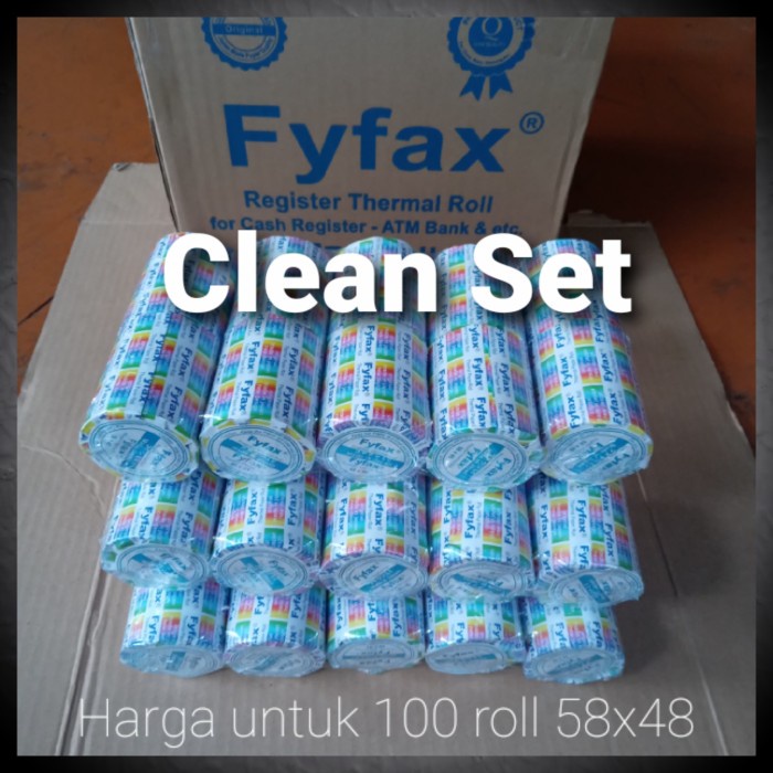 

Kertas Thermal Kertas Thermal Fyfax 57/58 X 48