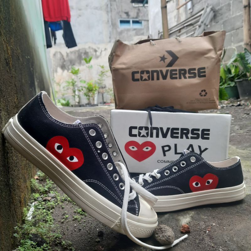 Sepatu Converse CDG low Second