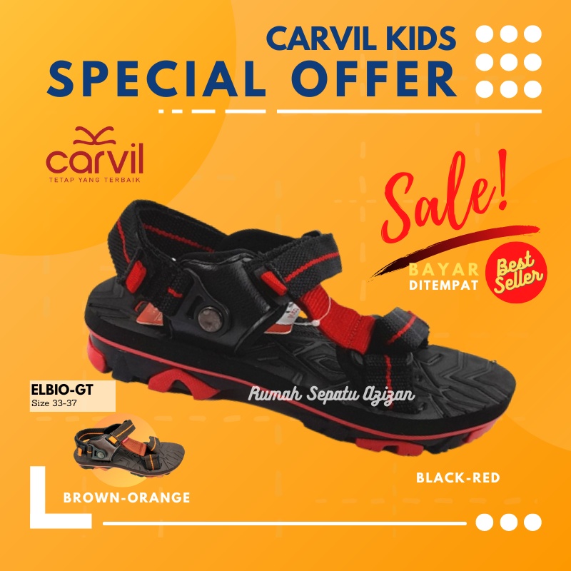 Carvil Elbio-GT | Carvil Conan-GT | Sandal Gunung Anak Laki Laki Carvil Original 100%