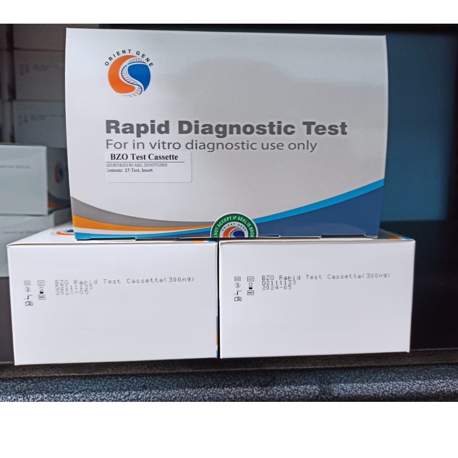 Rapid Drug Test Orient Gene AMP-MOP-THC-MET-BZO-COC Cassette isi 25