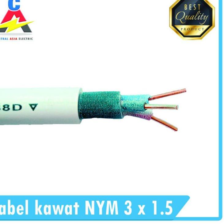 Dapatkan Hari Ini Kabel Listrik Kawat NYM 3 x 1.5 (50 Meter)