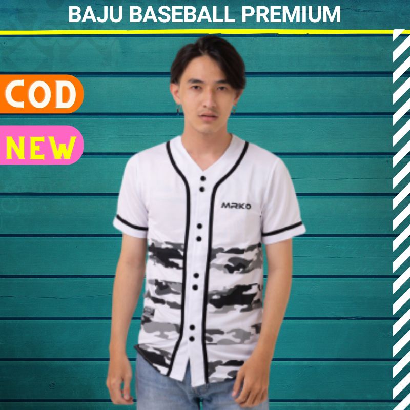 Baju Baseball Premium Kaos Baseball Pria Wanita T-shirt Jersey Baseball Premium Kaos Baseball Cowok 
