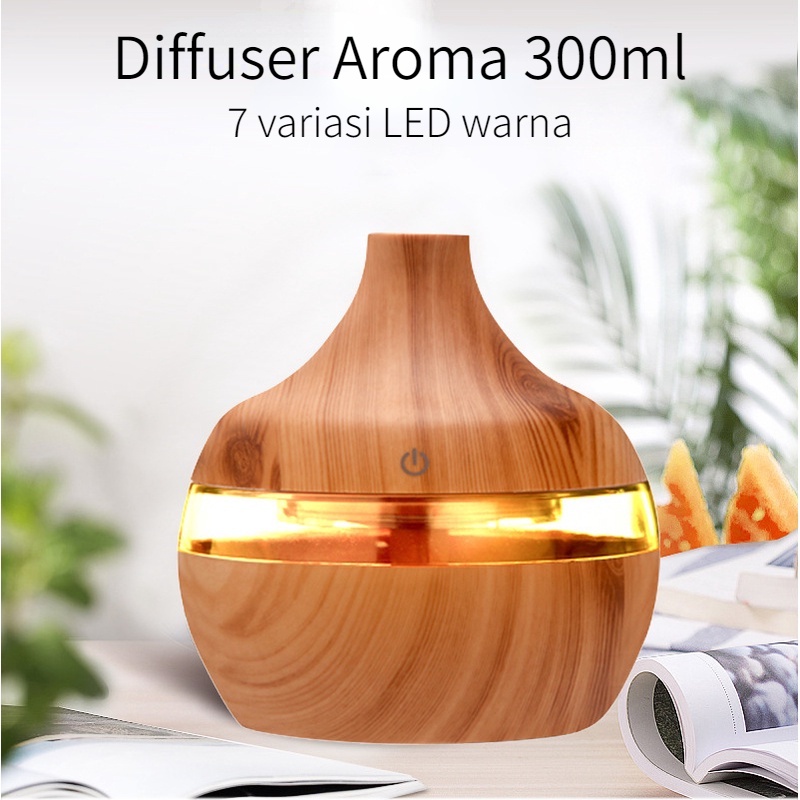 Humidifier Humidifier Udara Serat Kayu dengan Aromaterapi Minyak Atsiri Untuk Diffuser Aroma Rumah Kantor