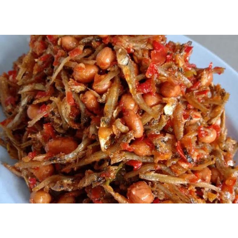 

teri kacang pedas 100 gr