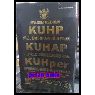 

DISKON TERBATAS !!! BUKU HIMPUNAN KITAB UNDANG-UNDANG KUHP KUHAP KUHPER TERLARIS
