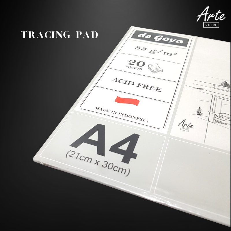 De Goya Tracing Pad A3 / A4 83gsm