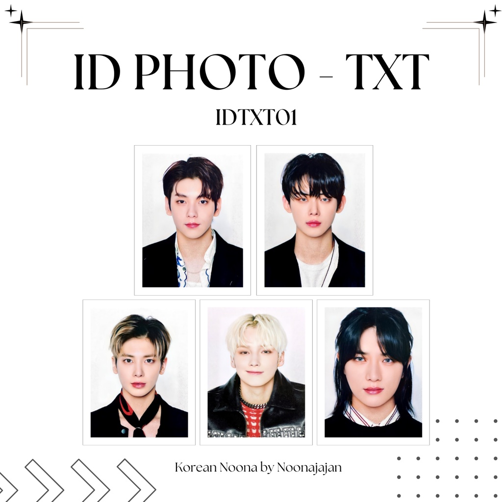 [KoreanNoona] ID Photo TXT 3x4 pas photo