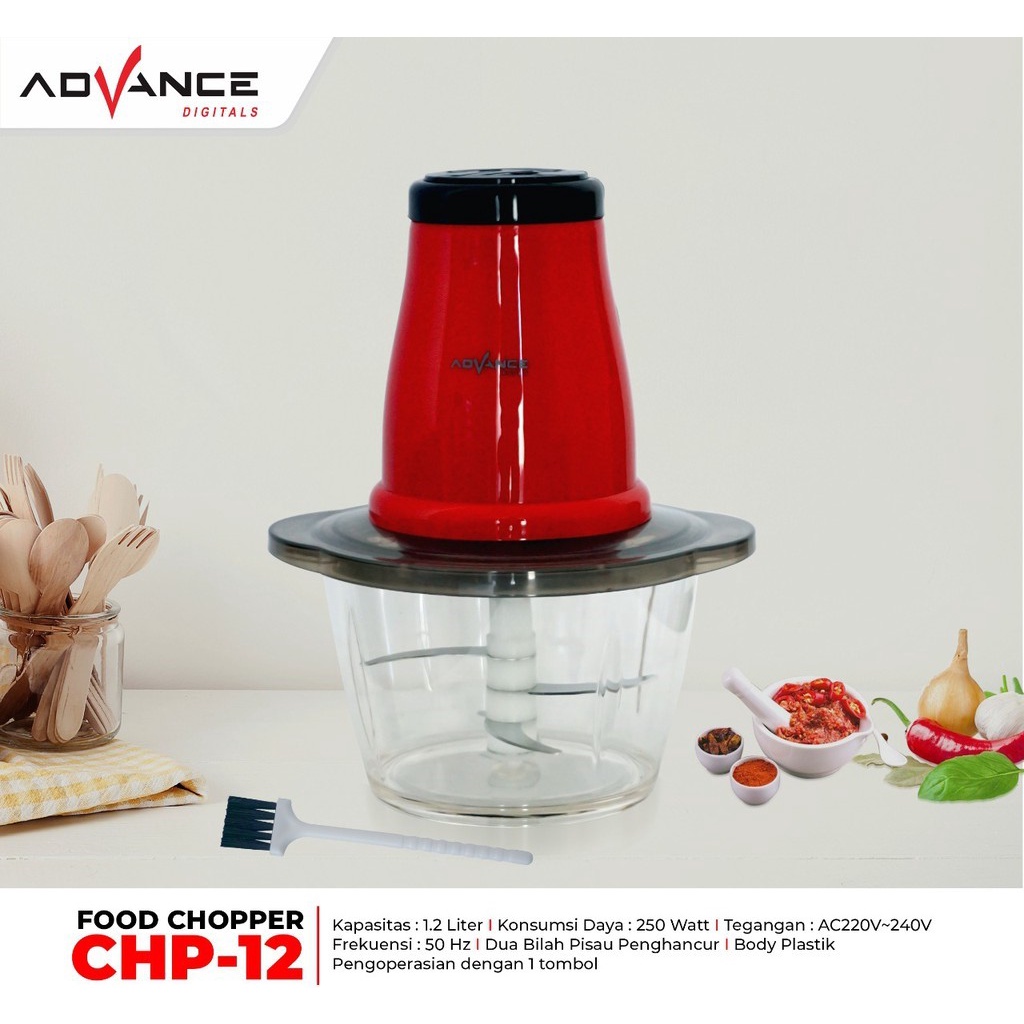 FOOD CHOPPER / PENGGILING ADVANCE CHP-12 1.2L