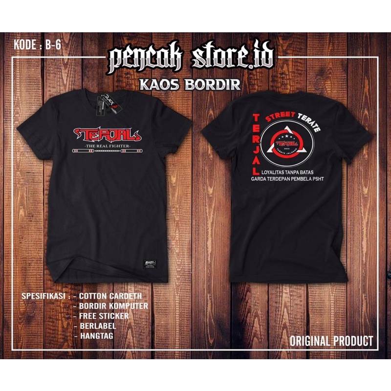 kaos bordir PSHT TERJAL KAOS BORDIR TERJAL kaos psht murah kaos psht terlaris