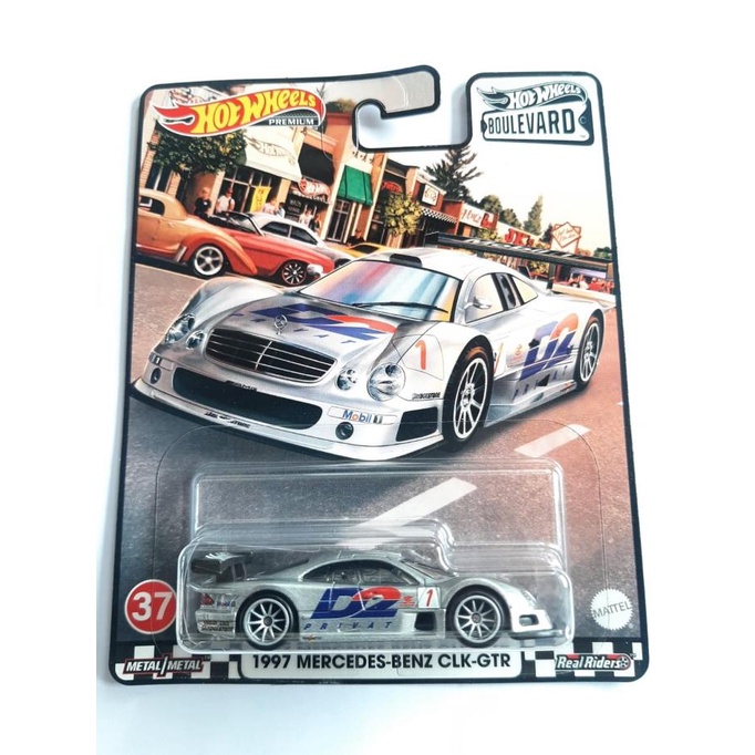 Promo Hot Wheels 1997 Mercedes Benz Clk Gtr Boulevard H Premium Ban Karet