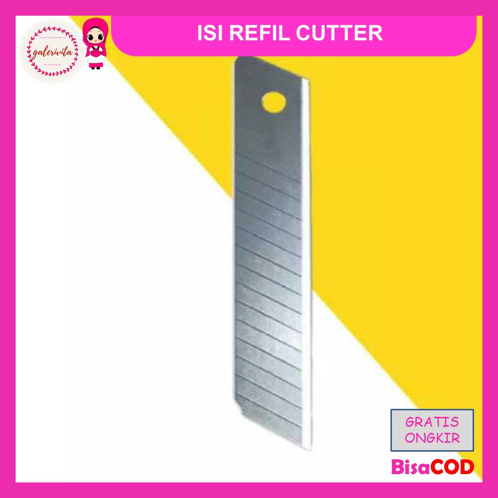 

Isi Refill Cutter L150 / Isi Cutter L 150 Cutter Blade Refill / Pisau Kater