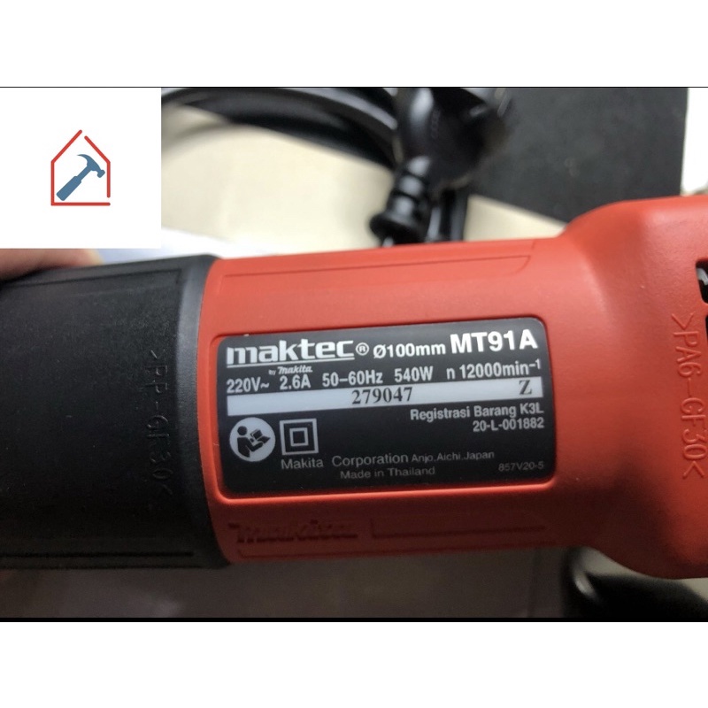 MAKTEC MESIN GERINDA MT91A