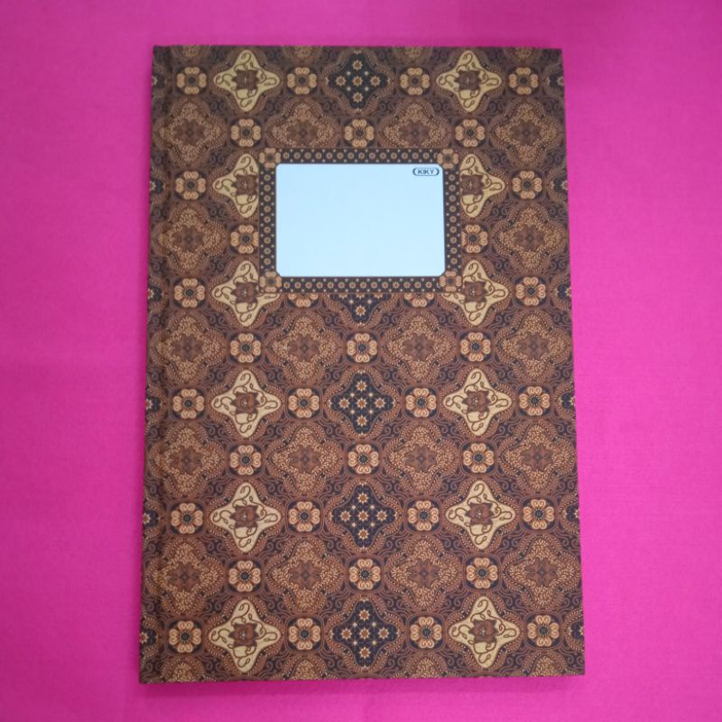 Kiky Buku Hard Cover Folio Isi 100 Lembar ( Motif Random)