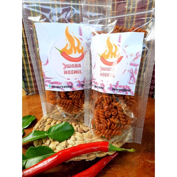 

MAKARONI SPIRAL PEDAS DAUN JERUK