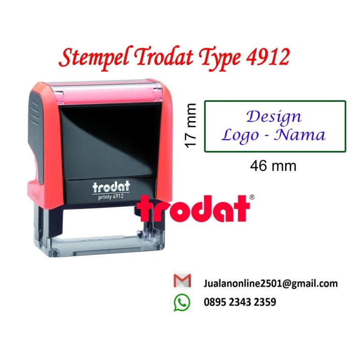 

Letter Stempel Trodat Type 4912