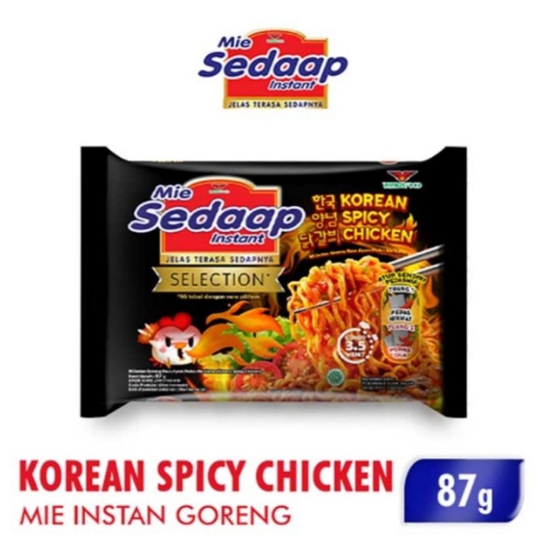

Sedaap Mie Goreng Instan Selection Korean Spicy Chicken 87g