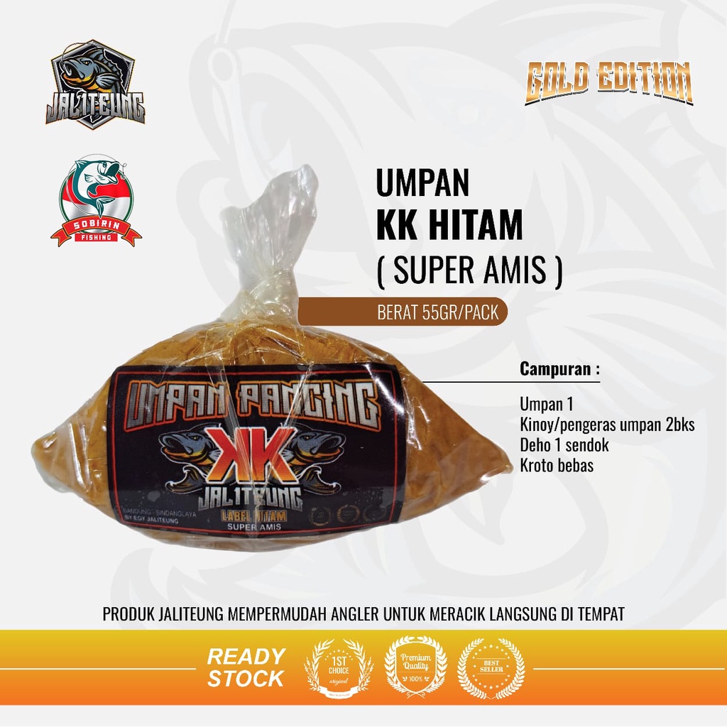 Umpan KK jaliteung (Label HItam) super amis