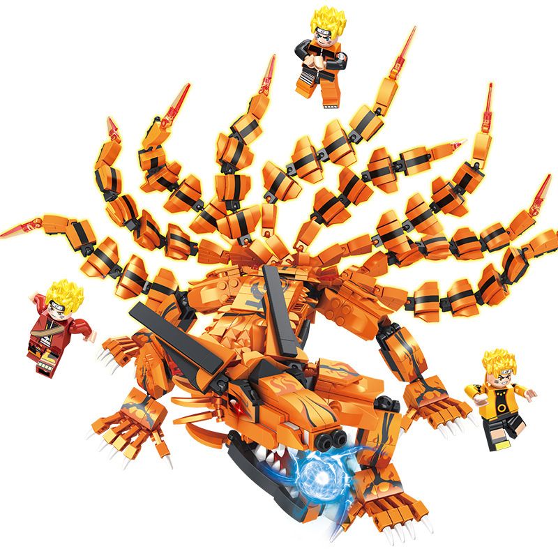 Enlighten Bricks figure naruto kurama mode kyubi 999pcs keping brick BESAR JUMBO eksklusif hanya ada