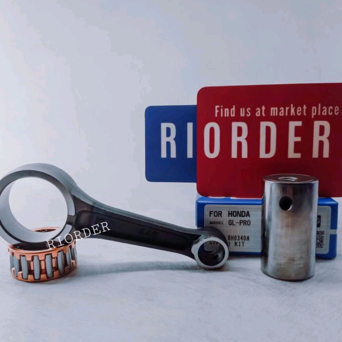 Stang seher Honda GL PRO/ Mega PRO  conrod TKRJ connecting rod kit stang piston original Jepang