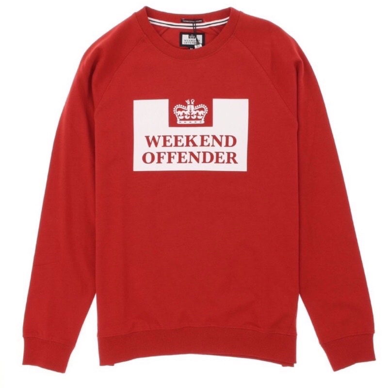 Weekend Offender Penitentiary Crewneck Orange