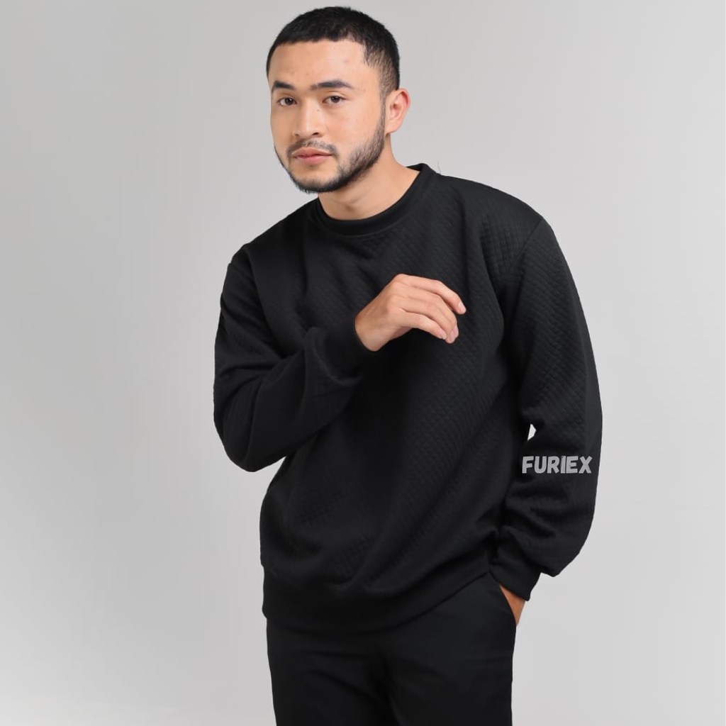 Crewneck Comfy Black BY FURIEX