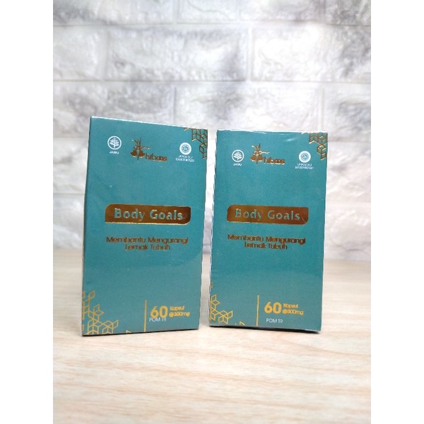 Hiboos body goals pelangsing herbal 100% alami HALAL dan BPOM suplemen diet penurun berat badan