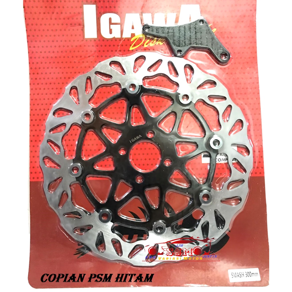 DISC BRAKE 300MM SMASH-smash new-SHOGUN 125 baut 4 bentuk datar smash shogun 125 plus breket model COPIAN PSM