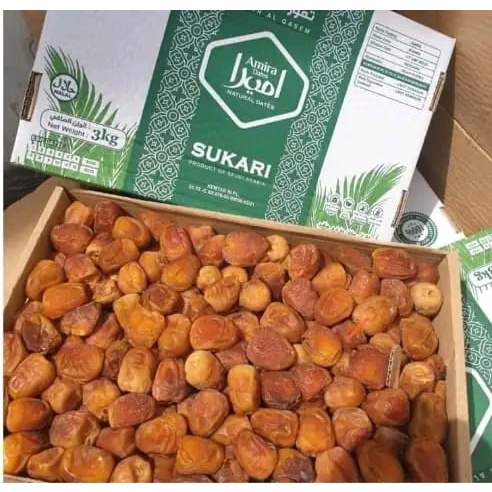 

Kurma Sukari Premium 1 box (Agen), 3 Kg