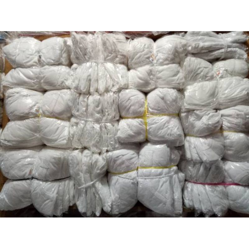 12 PCS GROSIR SINGLET FINKA 0 S M L XL XXL CEWEK COWOK BAYI BALITA BATITA ANAK UNISEX PUTIH KATUN